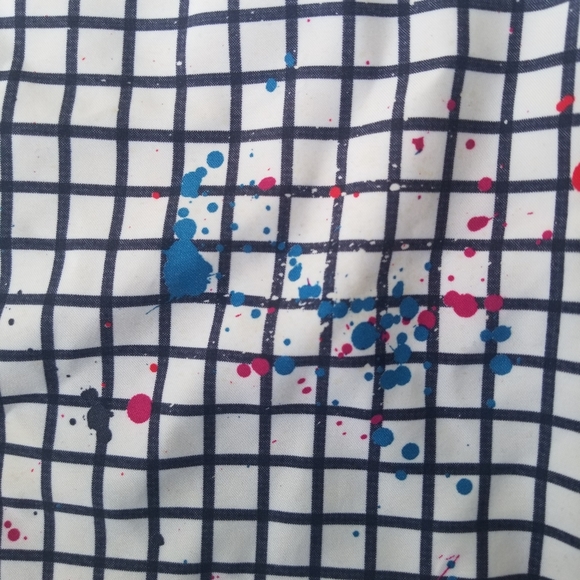 S mens splatter swimsuit w zipper pocket - Picture 11 of 15